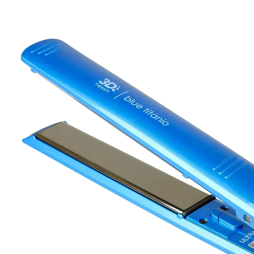 Plancha de cabello GAMA Italy Elegance 3D Blue Titanio azul