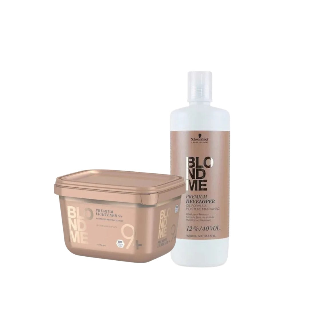 BLONDME  DECOLORANTE 450 G + OXIDANTE 12% 40VOL 1000 ML
