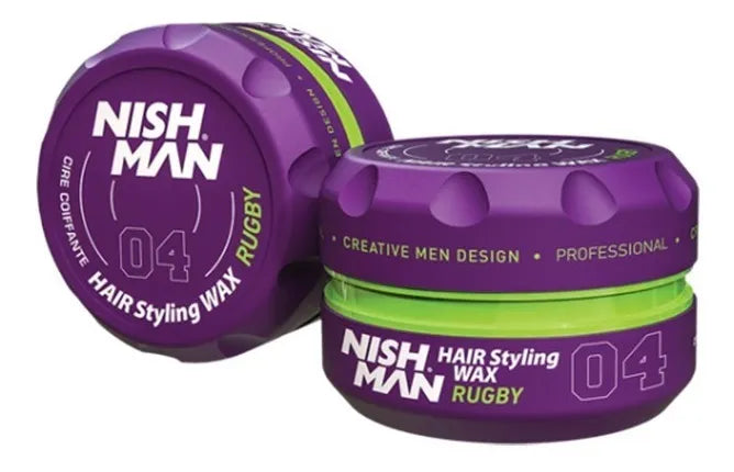 NishMan Styling Wax Rugby 04 Pomada Fijacion De Cabello