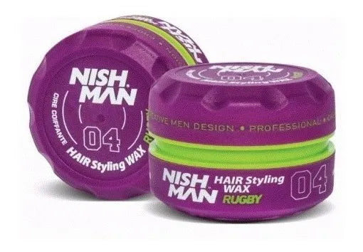 NishMan Styling Wax Rugby 04 Pomada Fijacion De Cabello