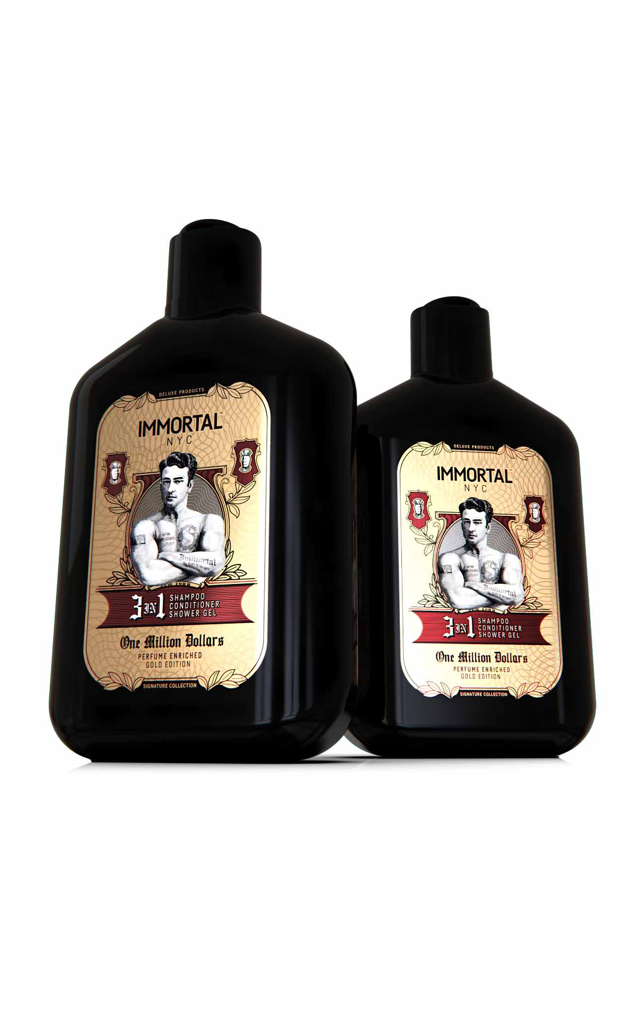 Immortal Shampoo 3 en 1 One Million Dollars 500 ml