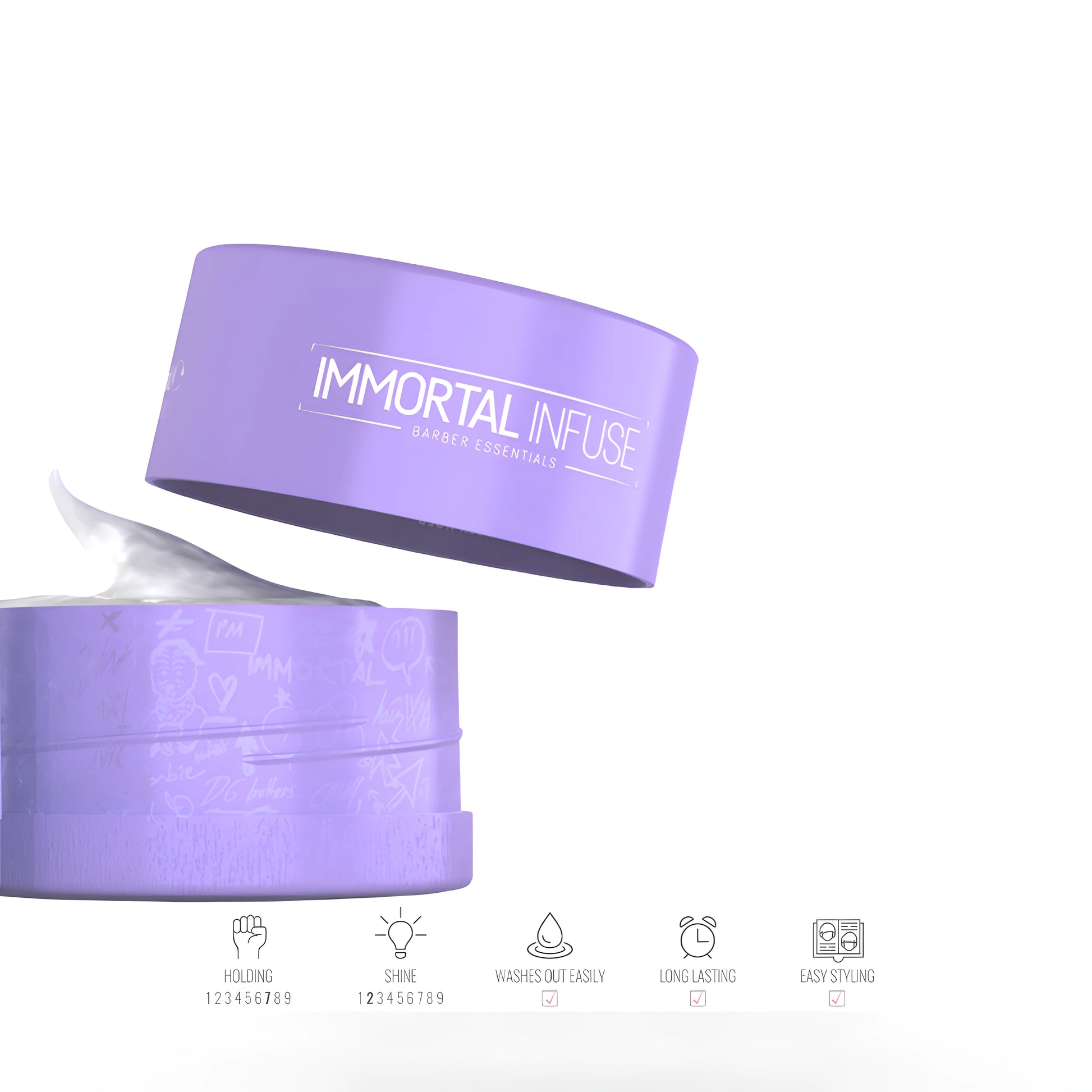 FIBER PASTE SEMI MATTE TEXTURE 150ML IMMORTAL