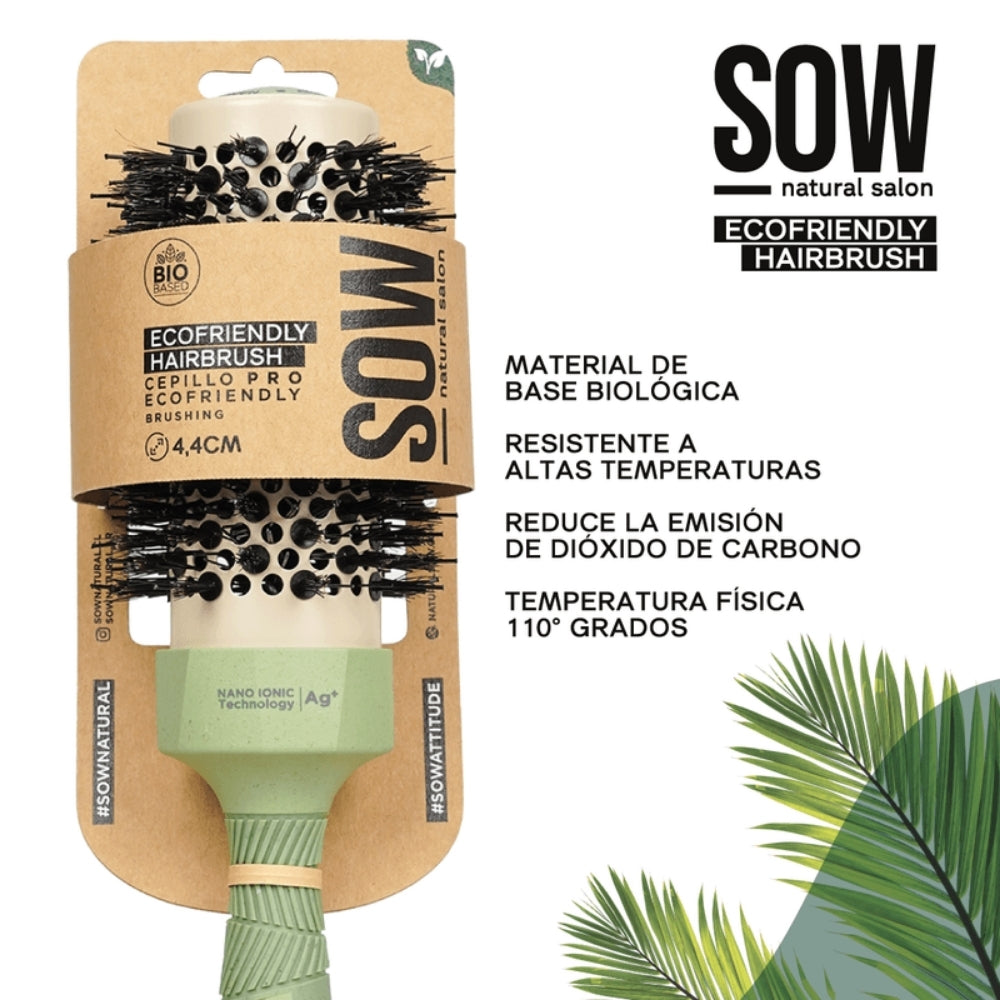 Sow Cepillo Orgánico Verde Extendido 53