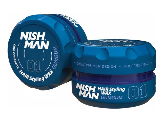 Cera Nishman Hair Wax 01 Gum Gum Fijacion De Cabello 150 Ml