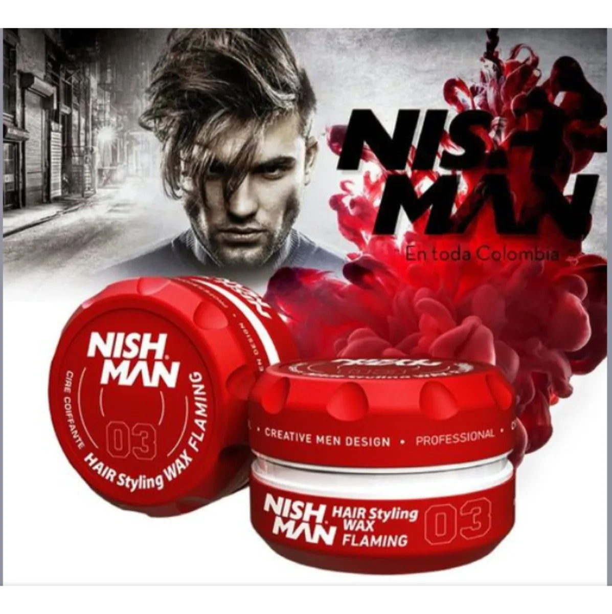 Nishman Cera Para El Cabello Wax Flaming 03 150 Ml