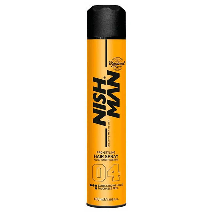 Laca NishMan Pro Styling Hair Spray 04 Extra Duro 400 ML