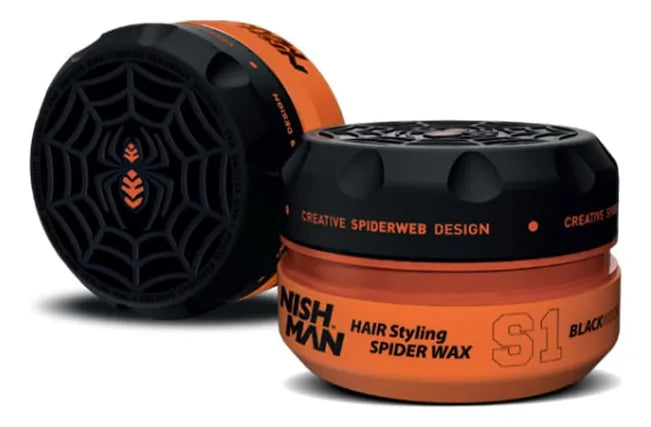Cera Para Cabello Nishman - Spider Wax S1 Black Widow